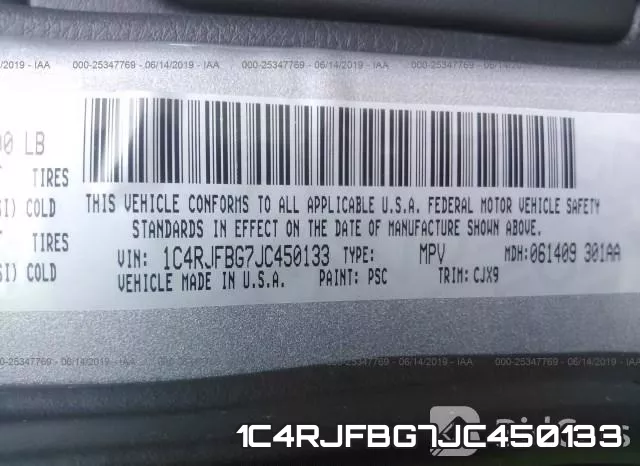 1C4RJFBG7JC450133 фото 10