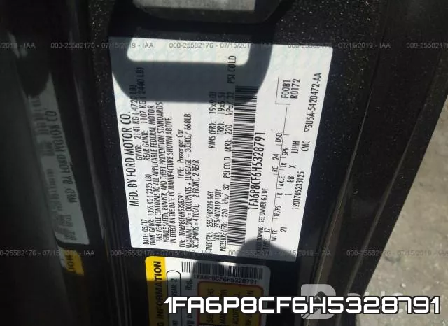 1FA6P8CF6H5328791 фото 10