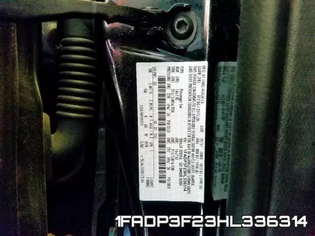 1FADP3F23HL336314 фото 2