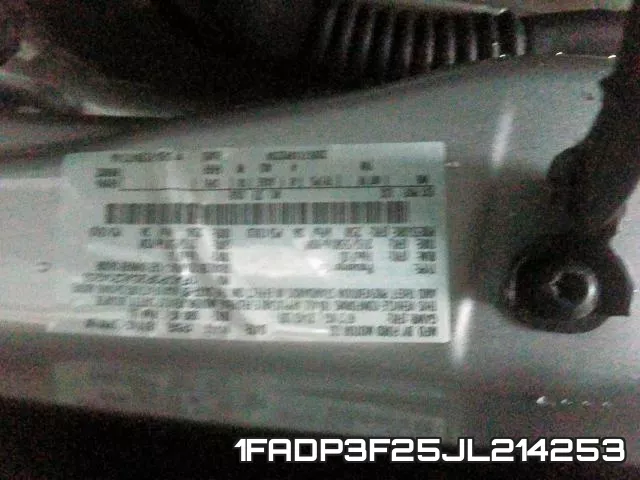 1FADP3F25JL214253 фото 2
