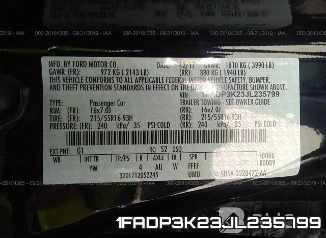 1FADP3K23JL235799 фото 10