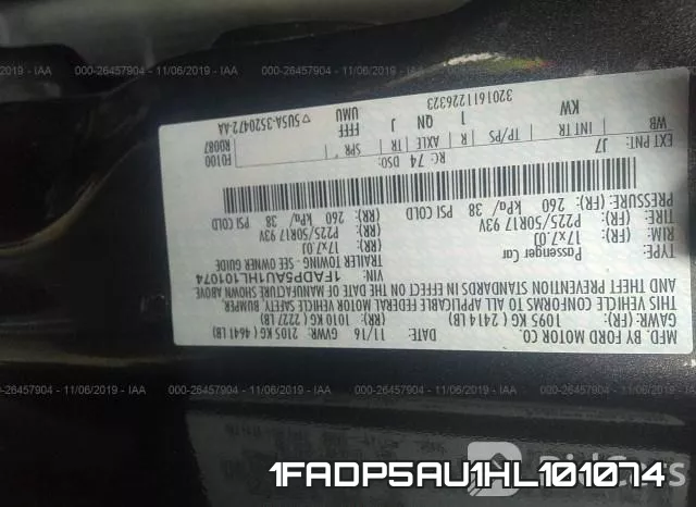 1FADP5AU1HL101074 фото 10