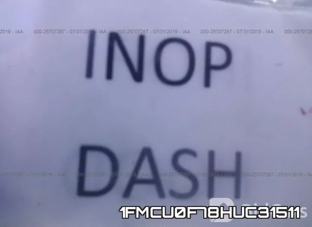 1FMCU0F78HUC31511 фото 8