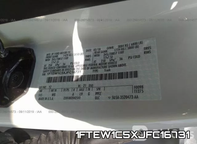 1FTEW1C5XJFC16731 фото 10