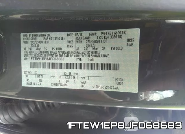 1FTEW1EP8JFD68683 фото 10
