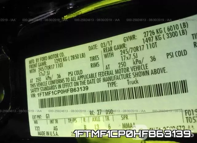 1FTMF1CP0HFB63139 фото 10