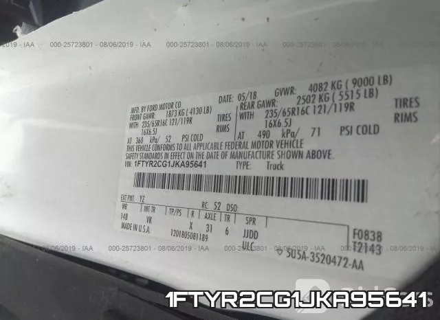 1FTYR2CG1JKA95641 фото 10