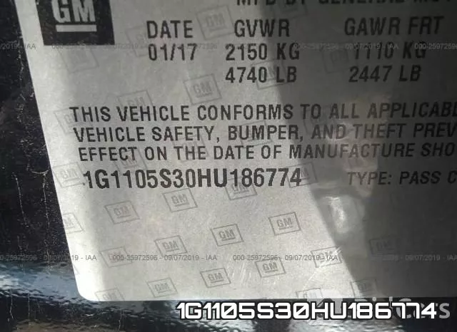 1G1105S30HU186774 фото 10