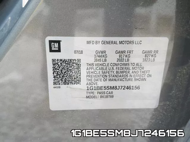 1G1BE5SM8J7246156 фото 2