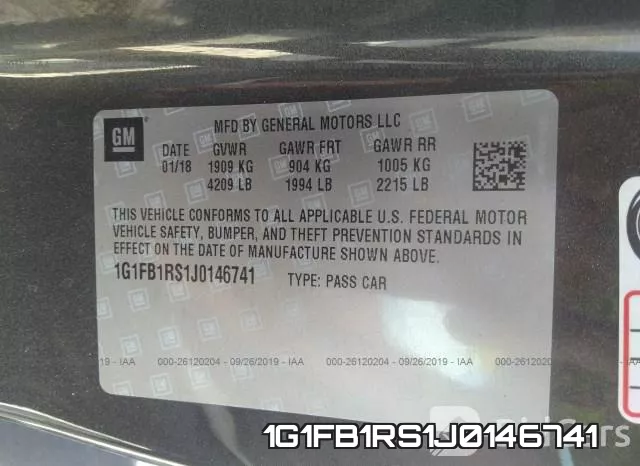 1G1FB1RS1J0146741 фото 10