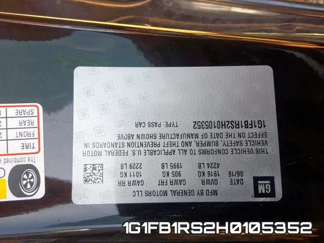 1G1FB1RS2H0105352 фото 2