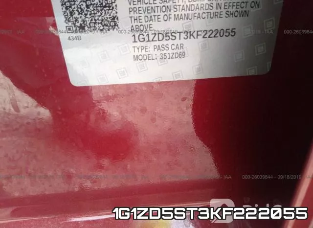 1G1ZD5ST3KF222055 фото 10
