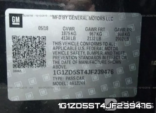 1G1ZD5ST4JF239476 фото 10
