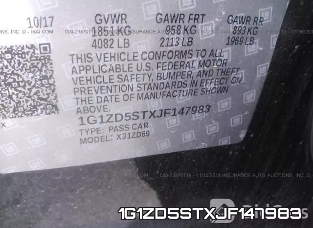 1G1ZD5STXJF147983 фото 10