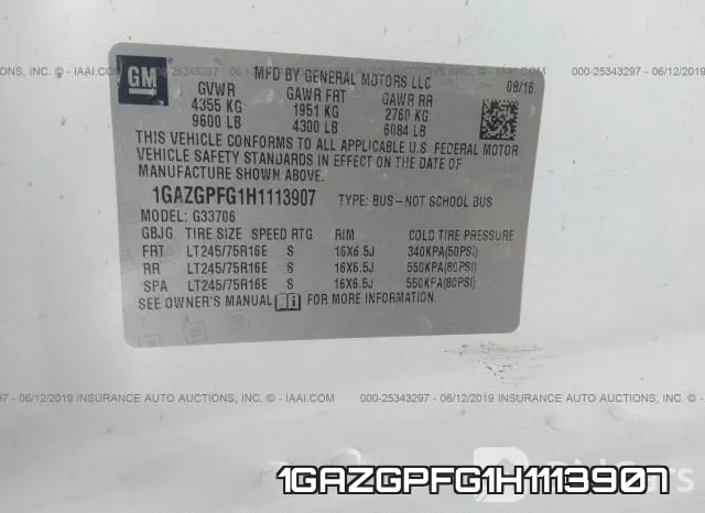 1GAZGPFG1H1113907 фото 10