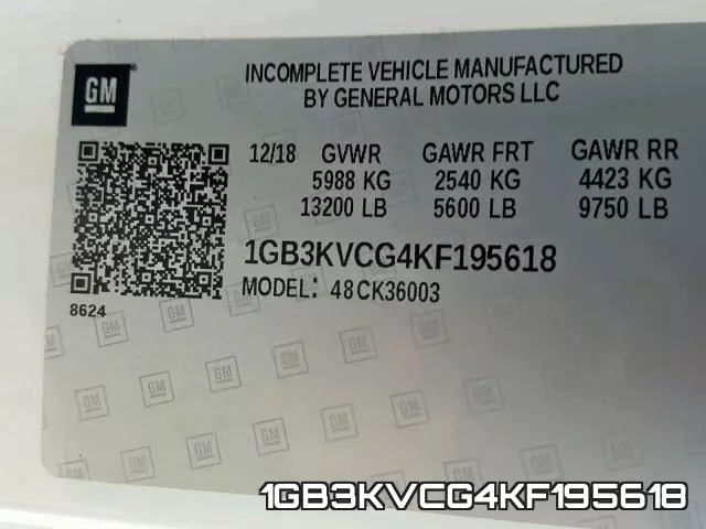 1GB3KVCG4KF195618 фото 2