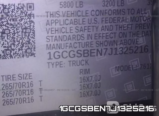 1GCGSBEN7J1325216 фото 10
