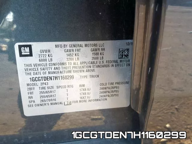 1GCGTDEN7H1160299 фото 2