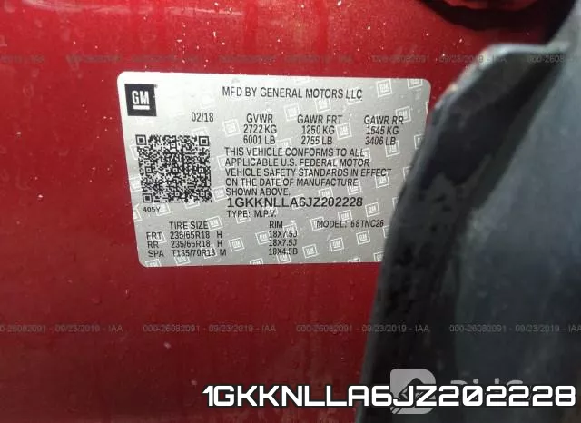 1GKKNLLA6JZ202228 фото 10