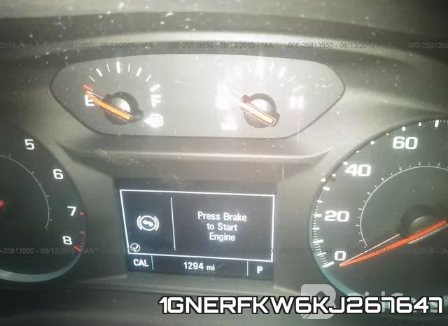 1GNERFKW6KJ267647 фото 8