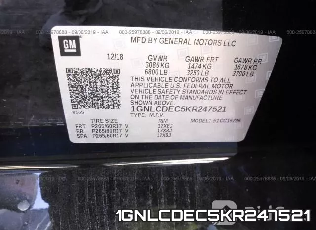 1GNLCDEC5KR247521 фото 10