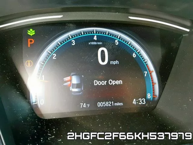 2HGFC2F66KH537979 фото 9