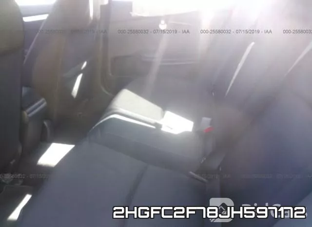 2HGFC2F78JH597172 фото 8