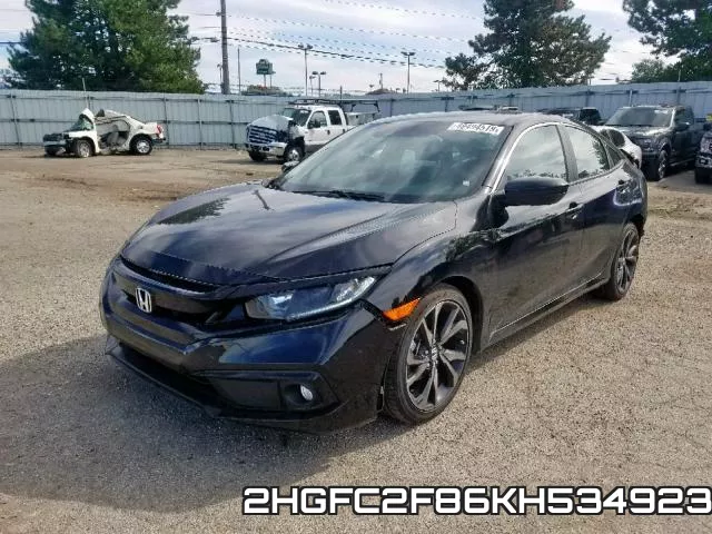 2HGFC2F86KH534923 фото 3