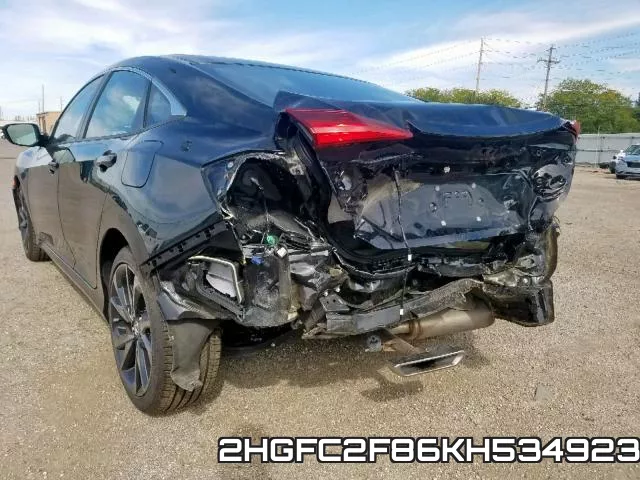 2HGFC2F86KH534923 фото 10