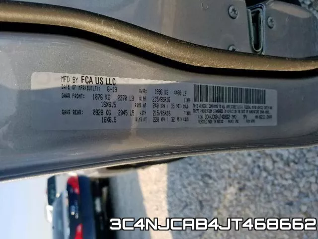 3C4NJCAB4JT468662 фото 2