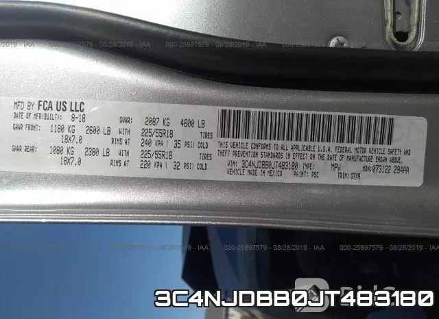 3C4NJDBB0JT483180 фото 10