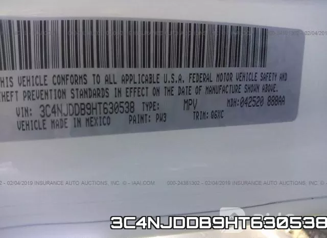 3C4NJDDB9HT630538 фото 10