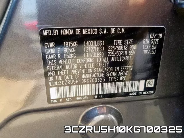 3CZRU5H10KG700325 фото 2