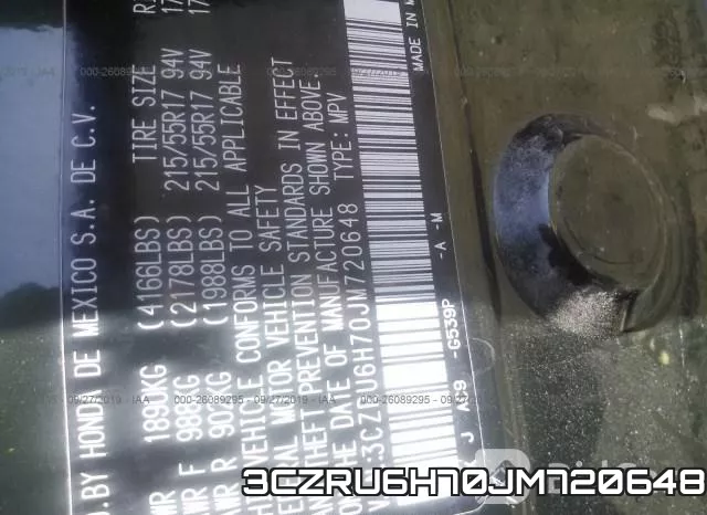 3CZRU6H70JM720648 фото 10