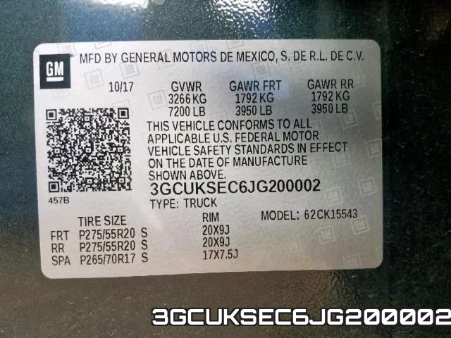 3GCUKSEC6JG200002 фото 2