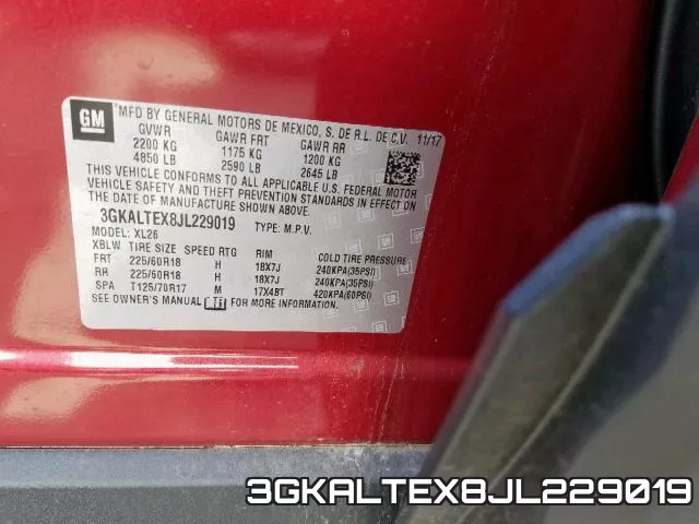 3GKALTEX8JL229019 фото 2