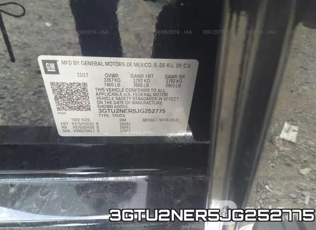 3GTU2NER5JG252775 фото 10