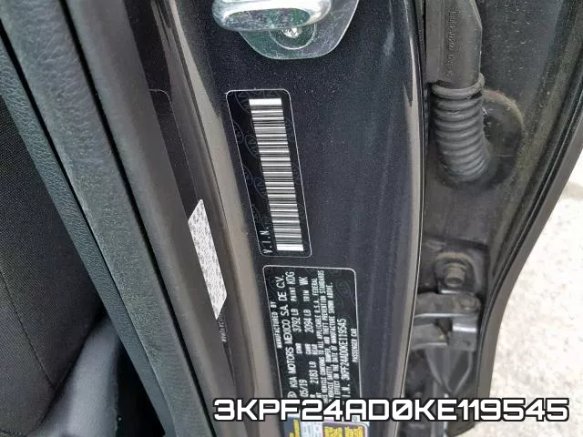 3KPF24AD0KE119545 фото 2