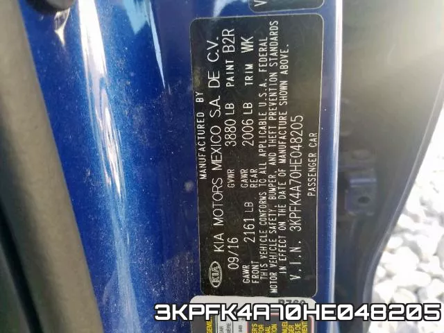 3KPFK4A70HE048205 фото 2