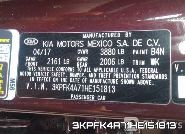 3KPFK4A71HE151813 фото 10