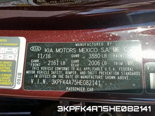 3KPFK4A75HE082141 фото 2