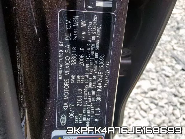 3KPFK4A76JE168693 фото 2