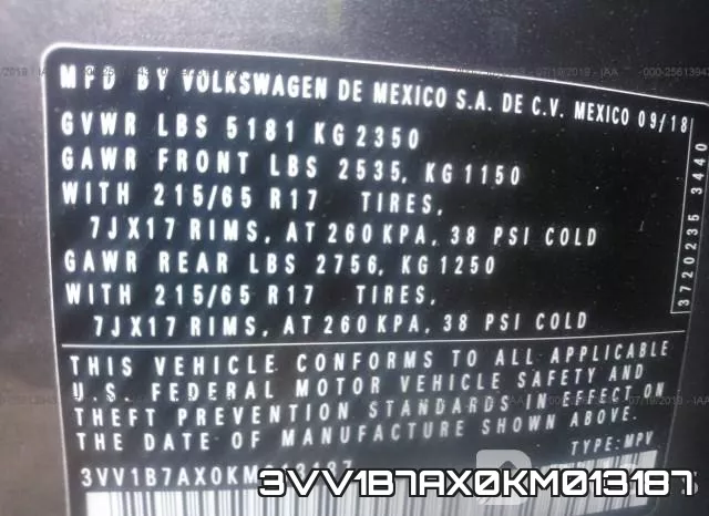 3VV1B7AX0KM013187 фото 10