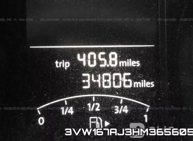 3VW167AJ3HM365605 фото 8