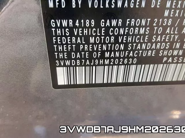 3VWDB7AJ9HM202630 фото 2