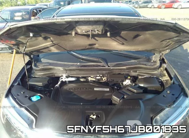 5FNYF5H67JB001835 фото 2