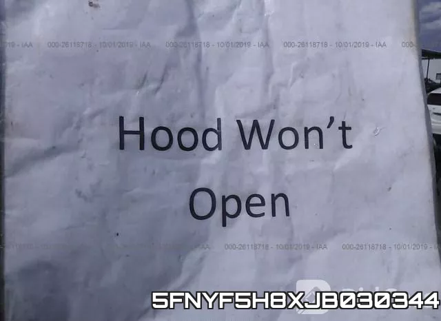 5FNYF5H8XJB030344 фото 2
