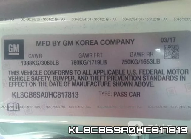 KL8CB6SA0HC817813 фото 10