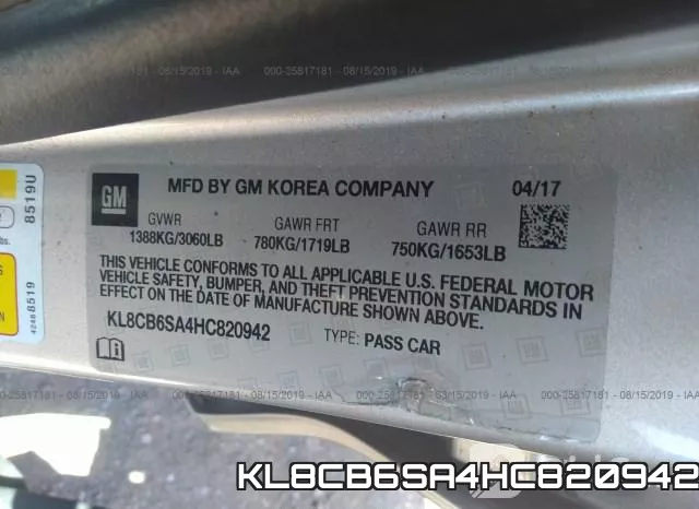 KL8CB6SA4HC820942 фото 10