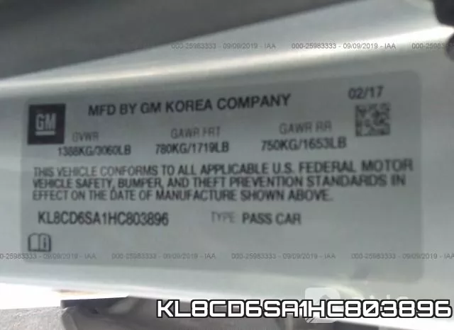 KL8CD6SA1HC803896 фото 10